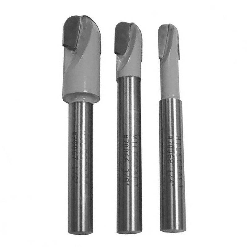 Long Reach Router Bit Set - 3 Piece